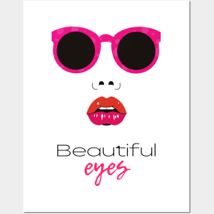 Beautiful Eyes // Original Fan Art Designs Posters and Art
